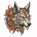 create a unique Dacian wolf tattoo  tattoo design idea