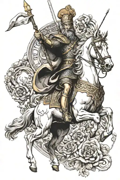 Saint George the Victorious tattoo design idea
