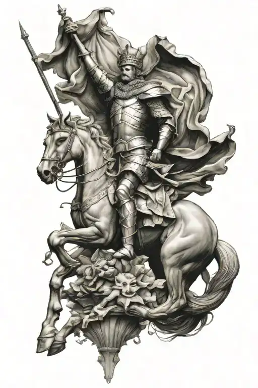 Saint George the Victorious tattoo design idea