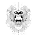 Orangutans tattoo design idea