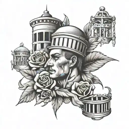 prison tattoo design idea