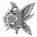 prison tattoo design idea