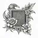 prison tattoo design idea