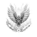 garuda tattoo design idea