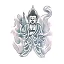 buddhist tattoo design idea