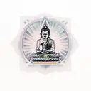 buddhist tattoo design idea