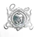 buddhist tattoo design idea