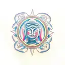buddhist tattoo design idea