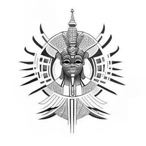 Osiris tattoo design idea