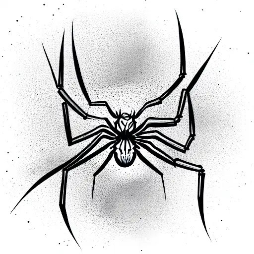 Spider tattoo design idea