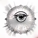 Evil Eye tattoo design idea