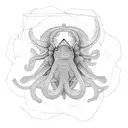 cuttlefish and math tattoo design idea