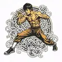 bruce lee tattoo design idea