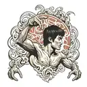 bruce lee tattoo design idea