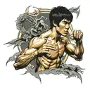 bruce lee tattoo design idea