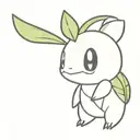 turtwig from Pokémon  tattoo design idea