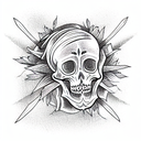 skeleton tattoo design idea