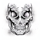 skeleton tattoo design idea