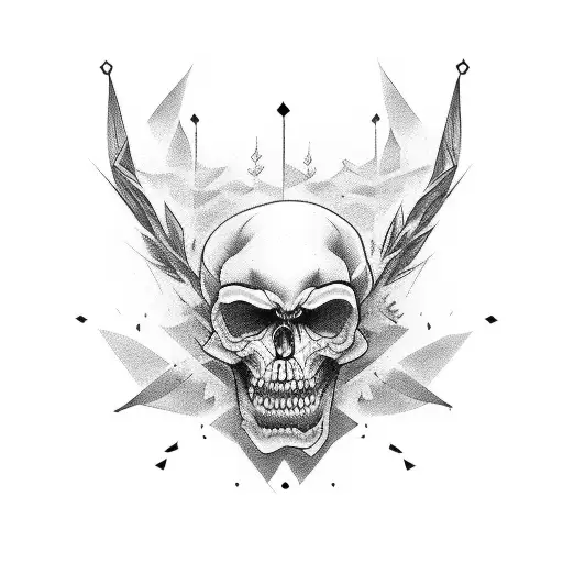Blackout  tattoo design idea