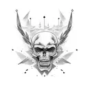 Blackout  tattoo design idea