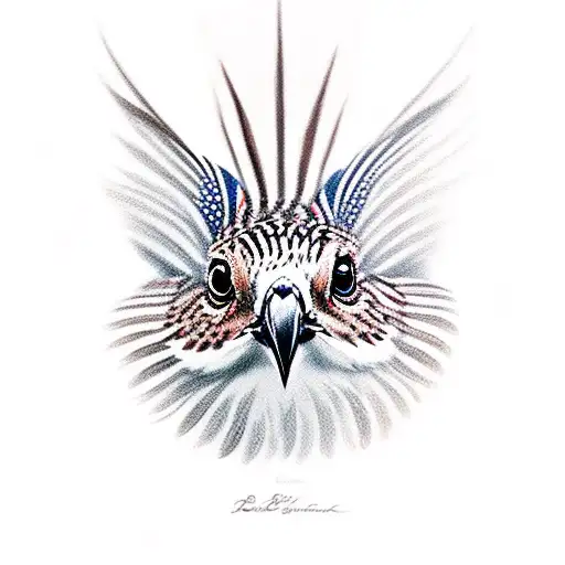 bobwhite quail tattoo design idea