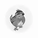 bobwhite quail tattoo design idea