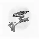 bobwhite quail tattoo design idea