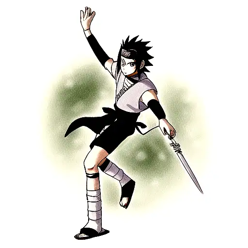 sasuke tattoo design idea