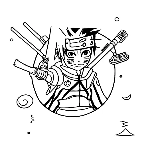 sasuke tattoo design idea