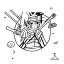 sasuke tattoo design idea