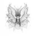 icarus tattoo design idea