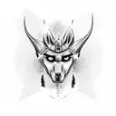 Anubis tattoo design idea
