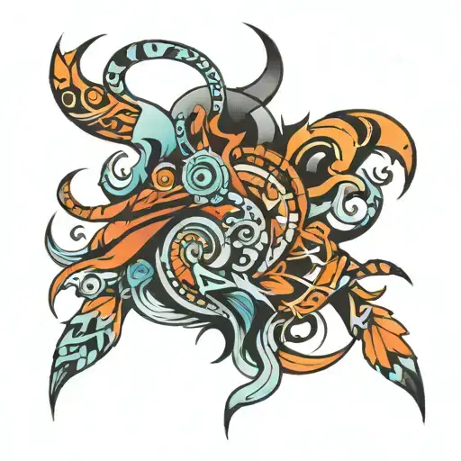 NeoTribal tattoo design idea