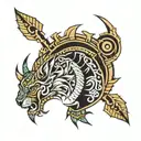 NeoTribal tattoo design idea