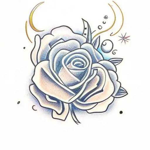 tatoo with names Leticia and Gabriela tattoo design idea