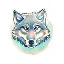 Wolf tattoo design idea