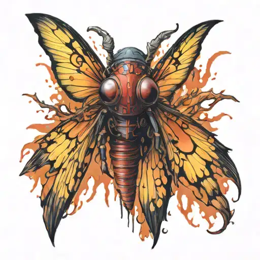 Firefly sith the njmber 13 on it  tattoo design idea