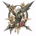 nier automata tattoo design idea