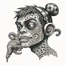 gorillaz tattoo design idea