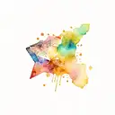 asteroid tattoo design idea