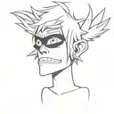 gorillaz tattoo design idea