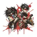 gorillaz tattoo design idea