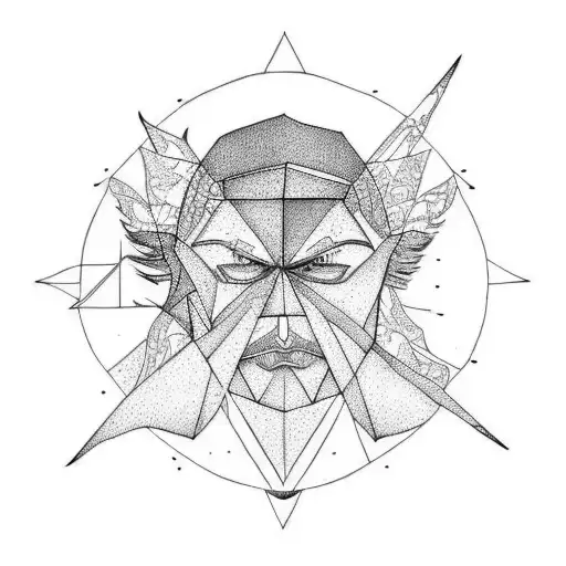 icarus falling tattoo design idea