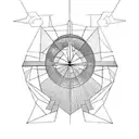 icarus falling tattoo design idea