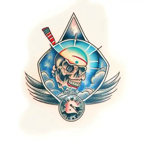 higher intelligence tattoo design idea