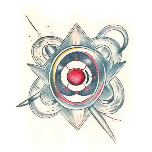 atom eternity tattoo design idea