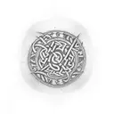 something simple and runic perhaps viking which shows antichrist. it has to be small and about 5cm by 5cm maximum.  tattoo design idea