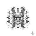 something runic perhaps viking which shows antichrist. it has to be small and about 5cm by 5cm maximum. tattoo design idea