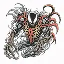 carnage spawn venom   tattoo design idea