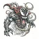 carnage spawn venom   tattoo design idea